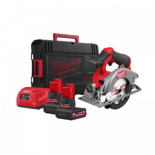 Пила дисковая аккумуляторная бесщеточная MILWAUKEE M12 FCS442-502X, Ø140мм (ЗУ+2акк.Х5Ач+HDкейс)