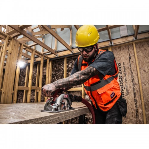 Пила дисковая акумуляторная бесщёточная MILWAUKEE M18 FCS552-0, Ø165мм (каркас) + M18 B5 подарок