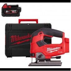 Пила лобзиковая аккумуляторная бесщёточная MILWAUKEE M18 FJS-0X (каркас+HDкейс) + M18 B5 подарок