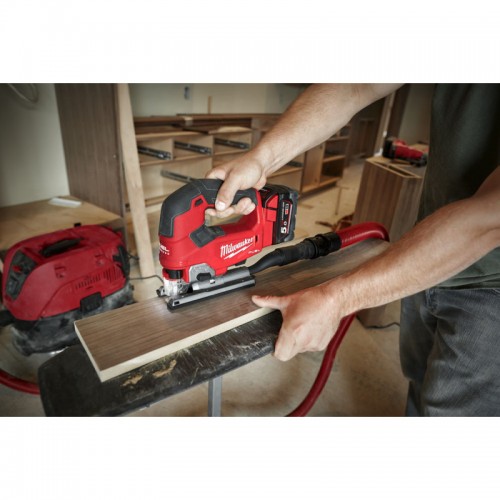 Пила лобзиковая аккумуляторная бесщёточная MILWAUKEE M18 FJS-0X (каркас+HDкейс) + M18 B5 подарок