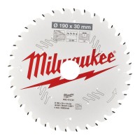 Диск пильный по дереву PFTE THIN KERF MILWAUKEE, Ø190х30х1,6мм, 36 зуб.