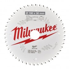 Диск пильный по дереву PFTE THIN KERF MILWAUKEE, Ø190х30х2,1мм, 48 зуб.