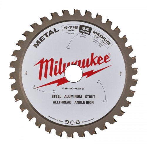 Диск пильный по металлу MILWAUKEE, Ø135х20х1,6мм, 30 зуб.
