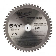 Диск пильный по металлу MILWAUKEE, Ø135х20х1,6мм, 50 зуб.