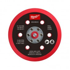 Подошва шлифовальная MILWAUKEE FROSBPHH150, Ø150мм, 6 отв. для M12 FROS (жесткая с «липучкой»)