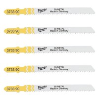 Полотна для лобзика T101BF Bi-Metal MILWAUKEЕ, 75х2,5мм, (5шт)