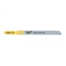 Полотна для лобзика T101BR MILWAUKEE, 75х2,5мм, (5шт), (обратный рез)