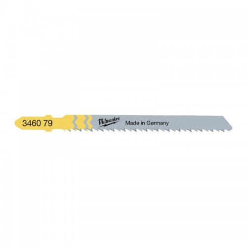 Полотна для лобзика T101BR MILWAUKEE, 75х2,5мм, (5шт), (обратный рез)