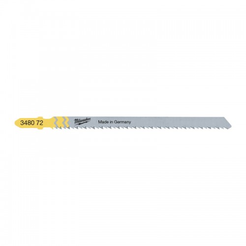 Полотна для лобзика T101BR MILWAUKEE, 105х2,5мм, (5шт), (обратный рез)