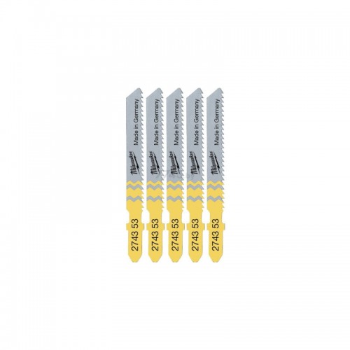 Полотна для лобзика T101DP MILWAUKEE, 75х4,0мм, (5шт)