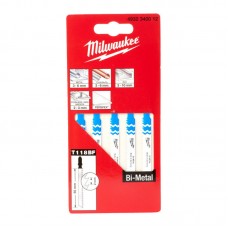 Полотна для лобзика T118BF Bi-Metal MILWAUKEE, 55х2,0мм,(5шт)
