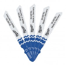 Полотна для лобзика T118BF Bi-Metal MILWAUKEE, 55х2,0мм,(5шт)