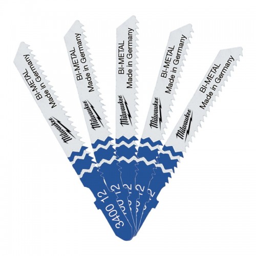 Полотна для лобзика T118BF Bi-Metal MILWAUKEE, 55х2,0мм,(5шт)