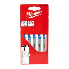 Полотна для лобзика T118G MILWAUKEE, 55х0,7мм, (5шт)