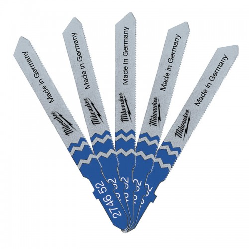 Полотна для лобзика T118G MILWAUKEE, 55х0,7мм, (5шт)