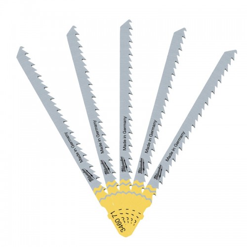 Полотна для лобзика T301DL MILWAUKEE, 105х4,0мм, (5шт)