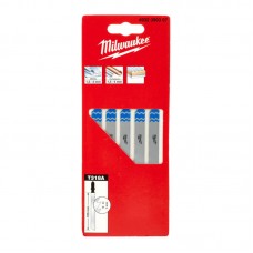 Полотна для лобзика T318A MILWAUKEE, 105х1,0мм, (5шт)