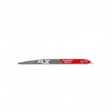 Полотно для сабельных пил AX FANG TIP CARBIDE MILWAUKEE, 300х5мм, (5шт), (дерево с гвоздями)