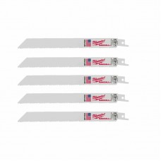 Полотно для сабельных пил MILWAUKEE, 200х3,1/2,1мм, (5шт), (универсальное)