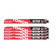 Полотно для сабельных пил TORCH CARBIDE NITRUS MILWAUKEE, 230х3,1мм, (5шт), (металл)