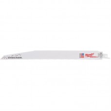 Полотно для сабельных пил WRECKER MILWAUKEE, 300х3,6/2,3мм, (5шт), (металл, дерево с гвоздями)