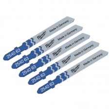 Полотна для лобзика T118B MILWAUKEE, 55х2,0, (5шт)