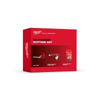 Набір різальних інструментів Milwaukee 52 шт. ножиці + ніж + леза 4932492095