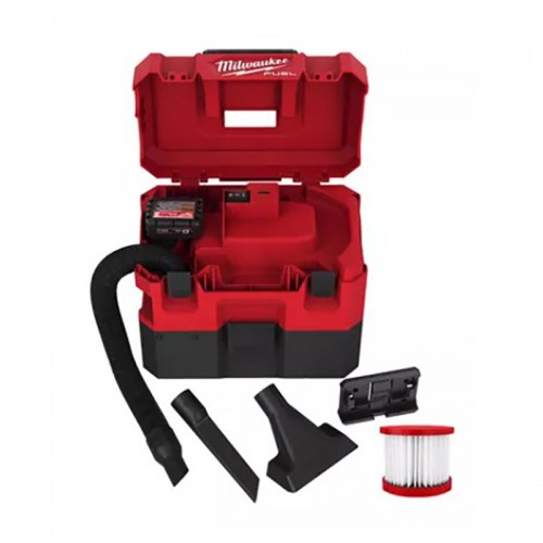 Пылесос аккумуляторный для воды и сухого мусора MILWAUKEE M12 FVCL-0 (каркас)