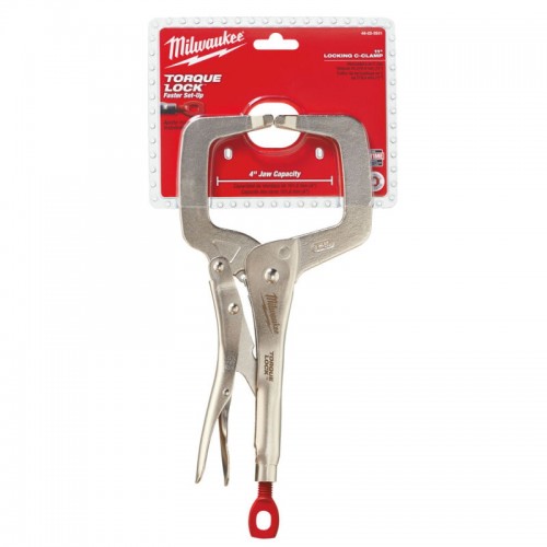 Зажим-струбцина тип С Torque Lock MILWAUKEE, (неподвижные губки), 280мм