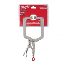 Зажим-струбцина тип С Torque Lock MILWAUKEE, (шарнирные губки), 230мм