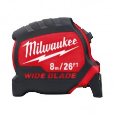 Рулетка MILWAUKEE WIDE BLADE, 8м/26фт (33мм)