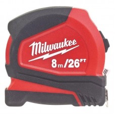 Рулетка Pro Compact MILWAUKEE, 8м/26фт (25мм), (замена на 4932498781)