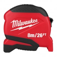 Рулетка Pro Compact MILWAUKEE (Gen 2), 8м/26фт, (25мм)