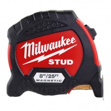 Рулетка магнитная STUD MILWAUKEE GEN II, 8м/25фт (33мм), (замена на 4932498766)
