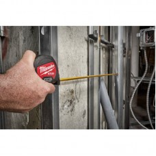 Рулетка магнитная STUD MILWAUKEE GEN II, 8м/25фт (33мм), (замена на 4932498766)