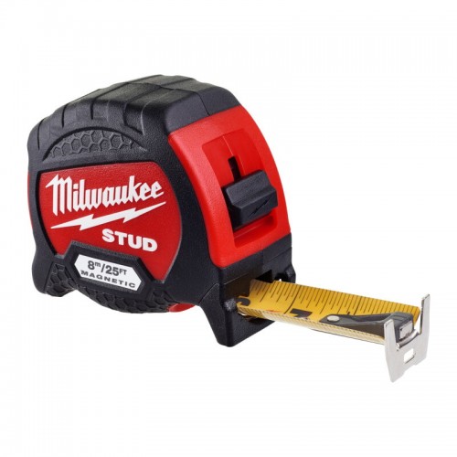 Рулетка магнитная STUD MILWAUKEE GEN II, 8м/25фт (33мм), (замена на 4932498766)