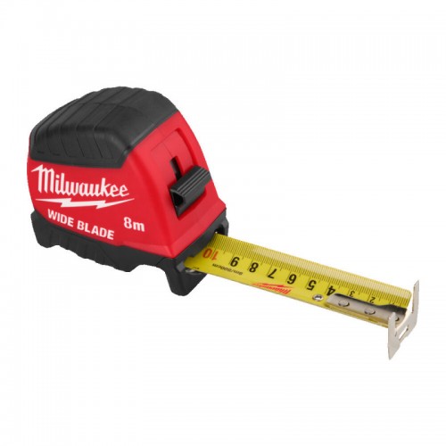Рулетка WIDE BLADE MILWAUKEE (Gen2), 8м (35мм)