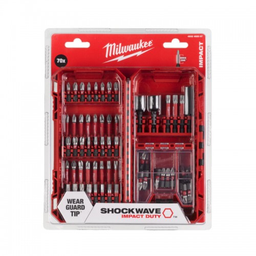 Набор бит Milwaukee SHOCKWAVE (70 предм.) PZ XL