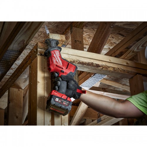 Пила сабельная аккумуляторная бесщеточная MILWAUKEE M18 FHZ-502X (ЗУ+2акк.Х5Ач+HDкейс)