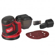 Шлифмашина эксцентриковая аккумуляторная MILWAUKEE Ø125мм M18 BOS125-0 (каркас), (замена на 49334982