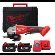 Шлифмашина угловая - болгарка аккумуляторная бесщёточная MILWAUKEE Ø125мм M18 BLSAG125XPD-402X
