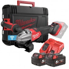 Шліфмашина кутова - болгарка акумуляторна безщіткова MILWAUKEE Ø125мм M18 FSAGSVO125X-502X
