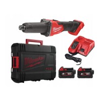 Машина прямошлифовальная аккумуляторная бесщёточная MILWAUKEE M18 FDGRB-502X (ЗУ+2акк.Х5Ач+HDкейс)