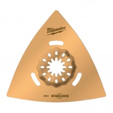 Насадка шлифовальная STARLOCK MILWAUKEE з TCG напылением, 80х80мм, (для удаления клея)