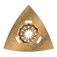 Насадка шлифовальная STARLOCK MILWAUKEE з TCG напылением, 80х80мм, (для удаления клея)