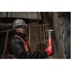 Молоток стальной с прямым гвоздодером MILWAUKEE, 16 унций/450гр