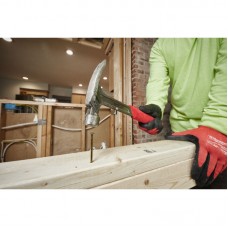 Молоток стальной с прямым гвоздодером MILWAUKEE, 20 унций/570гр