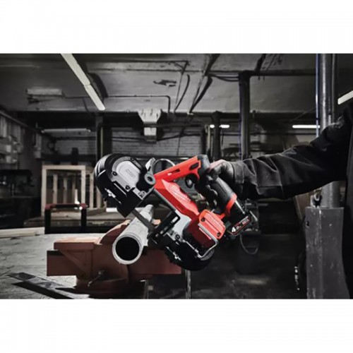 Пила ленточная аккумуляторная бесщёточная MILWAUKEE M12 FBS64-402C (ЗУ+2акк.Х4Ач+кейс)