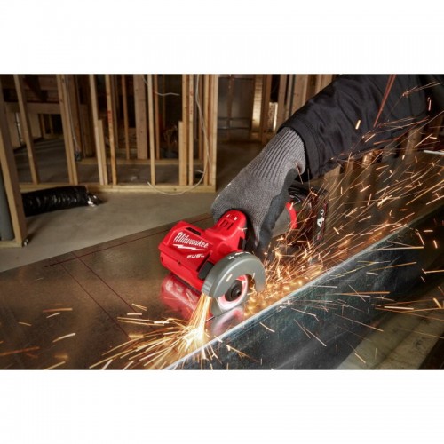Пила дисковая универсальная аккумуляторная бесщёточная MILWAUKEE M12 FCOT-0, Ø76 (каркас)