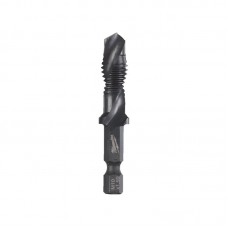 Сверло-метчик 1/4 Hex комбинированное 3-в-1 HSS-G MILWAUKEE, M10x58мм